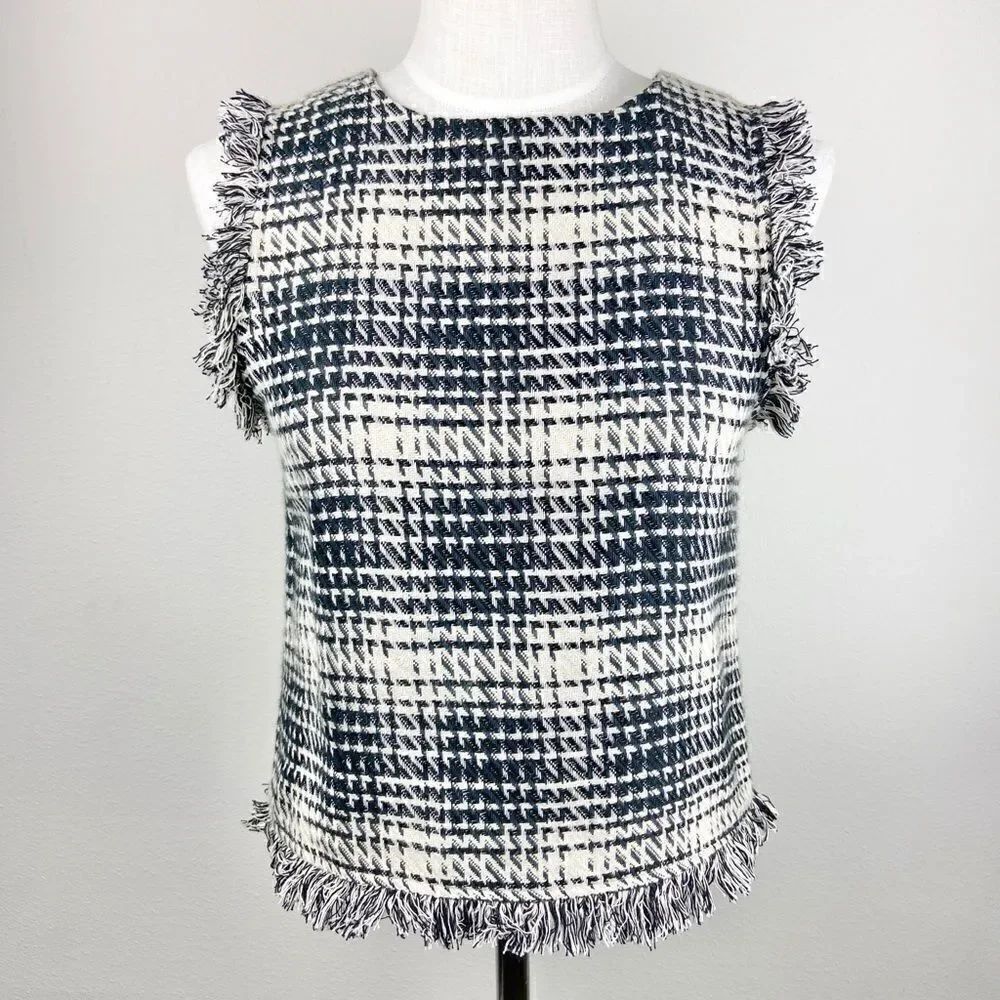 Maven West Frayed Tank Top